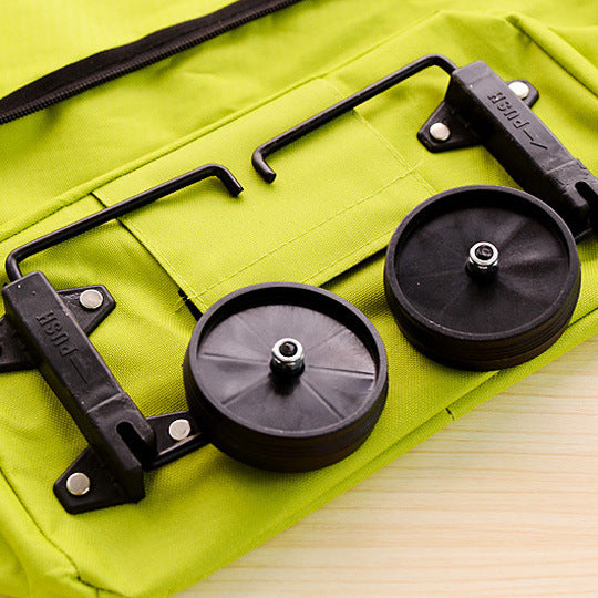 Foldable Shopping Trolley with Wheels