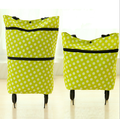 Foldable Shopping Trolley with Wheels